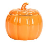 Théière avec couvercle - Boîte à thé décorative, Boîte à thé Halloween | Boîte à thé en forme de citrouille en céramique d'Halloween, pot à thé avec couvercles pour café, céréales,