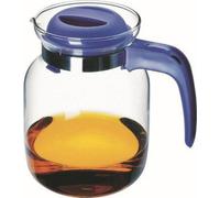 Théière avec couvercle Pichet 1,5 L Pichet de thé Jus d'eau Carafe de thé Verre dur