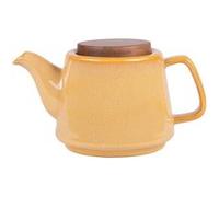 Théière avec filtre Kaito jaune 0,9L - Table Passion - Jaune - Grès G