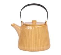 Table Passion Théière en grès Tiao avec filtre 1 L Jaune