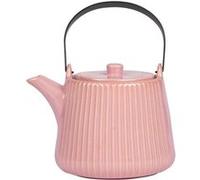Théière avec filtre Tiao rose 1L - - Rose - Grès