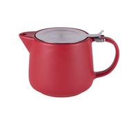 Théière avec filtre Uno 0.9 L rouge Table passion
