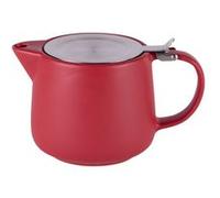 Théière avec filtre Uno 0.9 L rouge - Table Passion - Rouge - Grès Rouge G