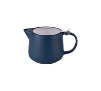 Théière avec filtre Uno 0.9L bleu - - Bleu - Grès