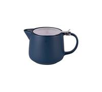 Théière avec filtre Uno 0.9L bleu - - Bleu - Grès