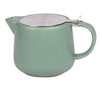 Théière avec filtre Uno amande 0,9L - Table Passion - Vert - Grès Vert G