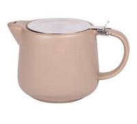 Théière avec filtre Uno beige 0,9L - Table Passion - Beige - Grès G