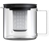 Théière avec infuseur en INOX, contenance 1,30 l, Dimensions 181 x 139 mm - Verre Borosilicate-très Haute résistance 3260/MET SIMAX