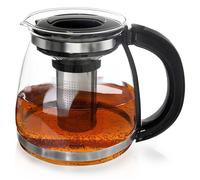 Théière avec infuseur en verre - ORION - 1,73L - Verre borosilicate - Résistant à +100°C - Infuseur en acier inoxydable