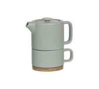Secret de Gourmet – Théière avec tasse « Nature » 40 cl Menthe Vert G