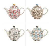 Théière Bohème 1 l (1 modèle aléatoire) - Table Passion - Multicolore - Grès G