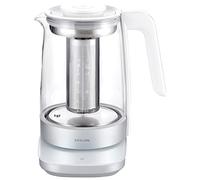 Théière-bouilloire électrique en verre, Verre | Blanc | 1,7 l | EU