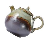 Théière Chinoise en Céramique Vintage, Petite Théière Décorative | Chauffe Isolante, Usage Domestique Sûr, pour Réunions Privées, Style Classique Élégant et Chic