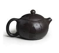 Théière chinoise Gongfu en argile véritable sable noir HeiJinGang Tea Xishi Pots (200 cc)