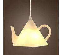 Théière Chinoise résine Plafond Suspension Lampe tête Unique E27 Pendentif lumière Ombre café Bar comptoir Suspension Lanterne Restaurant Droplight