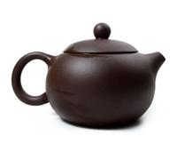 Théière chinoise Yixing Xishi ZinI en argile avec infuseur à boule pour thé en vrac (filtre sphérique) 177 ml
