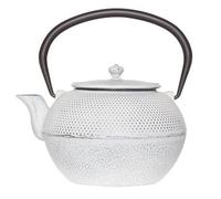 Théière - COSY&TRENDY - Osaka - Fonte - 1,2 L - Filtre inox amovible - Blanc