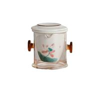 Théière créative élégante peinte à la main - Rouge