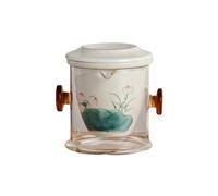 Théière créative élégante peinte à la main - Violet