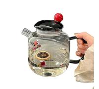 Théière créative en verre de 700 ml pour la maison exquise et pratique en forme de cœur en sucre