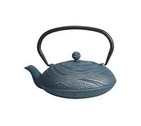 Théière de type japonaise bleue en fonte 1 litre