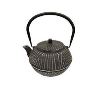 Théière de type japonaise noire en fonte 1 litre