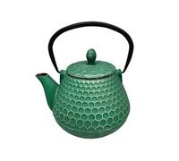 Théière de type japonaise verte en fonte 1 litre