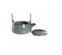 Théière - DKD Home Decor - Porcelaine - Gris - 1 L - Non compatible lave-vaisselle