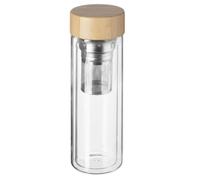 Secret de Gourmet Théière en bambou à double paroi 40 cl