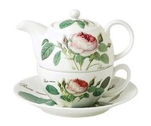 Théière égoïste Redoute Rose 40 cl - Roy Kirkham - Blanc - Porcelaine Blanc G