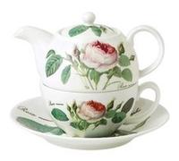 Théière égoïste Rose redouté 40 cl - Roy Kirkham - Blanc - Porcelaine Blanc G