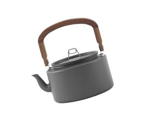 Théière en acier inoxydable 304 avec poignée pliable et filtre pour camping, randonnée, voyage, repas en plein air, théière avec filtre