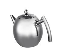 Théière en acier inoxydable avec filtre grande capacité 1 500 ml