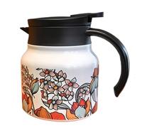 Théière en acier inoxydable - Bouilloire à thé 800 ml 316 avec poignée | Théière à bec en forme de V pour boissons chaudes, bouilloire à café verseuse à une main, marmite à boisson retenant la chaleur