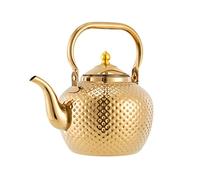 ThéIèRe En Acier Inoxydable Doré Avec Passoire à Thé ThéIèRe De Table 2l Utilisable Sur Les Tables De Cuisson à Induction RéChauds à Gaz Convient Aux Restaurants à Domicile Camping