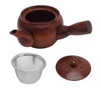 Théière en bois de style traditionnel, bouilloire à thé durable, exquise, sifflante, pour la maison, le restaurant ou le bureau