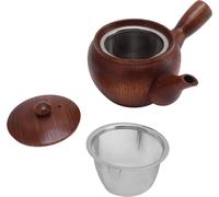 Théière en bois Style traditionnel Bouilloire durable Bouilloire à sifflet exquise pour la maison, le restaurant et le bureau