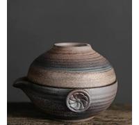 Théière en céramique de Style Japonais Kung Fu Gaiwan poterie grossière Bouilloire Tasse à Eau Portable Voyage thé Ensembles Bureau Tasse à thé Verres
