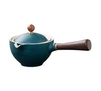 Théière en céramique - Distributeur de thé chinois avec théière en céramique vintage | Machine à thé en céramique vintage rotative à 360 °, machine à thé design double couche de 160 ml avec poignée