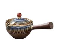 Théière en céramique - Distributeur de thé chinois avec théière en céramique vintage | Machine à thé en céramique vintage rotative à 360 °, machine à thé design double couche de 160 ml avec poignée