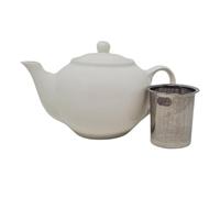Théière en céramique McEntee's Dublin 600 ml/20 oz (2 tasses) avec infuseur amovible en acier inoxydable