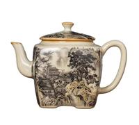 Théière en Céramique Théière exquise faite à la main for brasser du thé, théière en céramique domestique, bouilloire chinoise simple Porcelaine