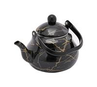 Théière en émail de 2 l - Bouilloire rétro en émail - Bouilloire émaillée pour cuisinière à induction - Bouilloire à gaz vintage - Pour cuisines, salons, salles à manger, cafés, bureaux