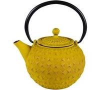 Théière en fonte 1 l avec fitre inox Octo jaune Trend'up