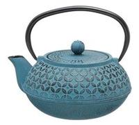 Théière en fonte 1L Flower - Bleu - H 18 cm Bleu G