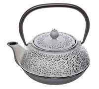 - Théière en fonte vintage Folk - 1000 ml - Blanc - Folk