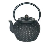 Théière en fonte émaillée avec filtre OKINAWA 1.2 L Noir