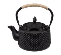 Secret de Gourmet – Théière en fonte Flora – 1 L – Noir