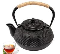 Théière En Fonte | Intérieur En Émail Compatible Induction Pour Et Ébullition | Pour Cuisinière Gaz Électrique | Maison Cuisine Camping Pique-Nique