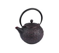 Théière en fonte Octo noire avec filtre inox 1 litre Table passion